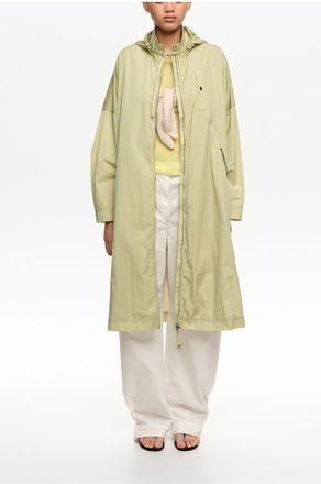Bimba & Lola Long Light Fluid Trench in Light Green at Nordstrom, Size Medium Eu