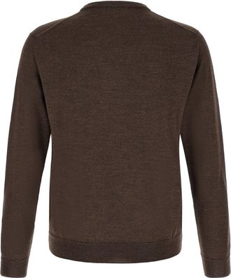 Zanone Giro Sweater - Brown