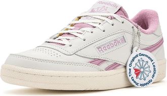 Reebok Lifestyle Club C Revenge Womens Shoes Soft Grey/Chalk/Berry Chill : 10.5 B - Medium, Leather/Rubber