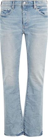 Purple Jeans con applicazione logo - Blu