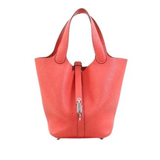 Herm&egrave;s Pre-owned Picotin Lock 18 - Dames - Pre-owned - Roze - Maat: ONE Size Leer