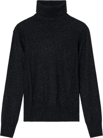 A|X Armani Exchange Dolcevita Turtleneck - Dames - Coltruien - Zwart - XS - Wol - Truien & Vesten