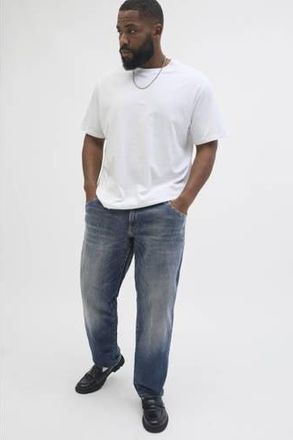 Jack & Jones Plus Size JJIMIKE JJFOX tapered jeans blue denim