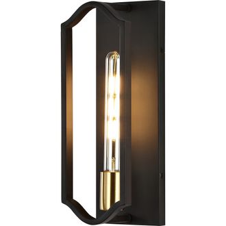 Jonathan Y Designs Chloe 1-Light Modern Bohemian Iron LED Sconce in Oil Rubbed Bronze/brass Gold at Nordstrom
