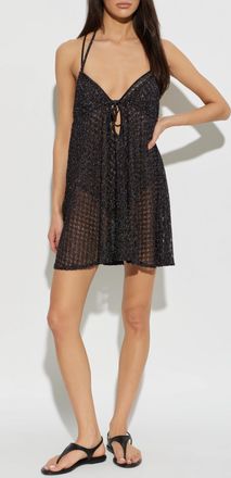 Missoni Short Beach Dress, Womens, Black