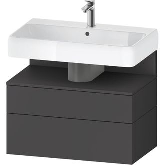 Duravit Duravit - Qatego Mueble Bajo Lavabo, 1 Extra&iacute;ble Y 1 Caj&oacute;n