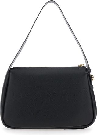 Tory Burch Womens Shoulder Bag Romy Black Cow Leather