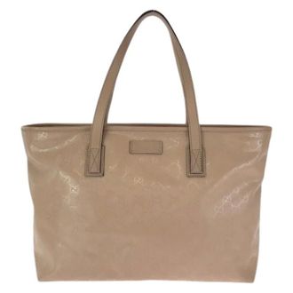 Gucci Bolso Tote Pre-owned GG Imprime PVC - Pre-owned - Mujer - Beige - ONE SIZE