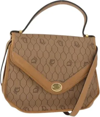 Dior Pre-owned Handbags, female, Beige, Size: ONE SIZE Pre-owned Plastic Hand Bag