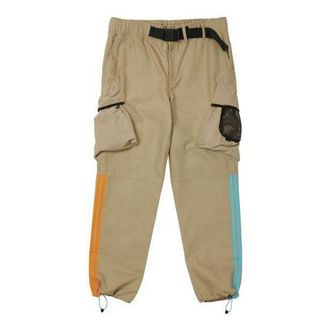 adidas originals x PALACE Crossover Multiple Pockets Stripe Bundle Feet Sports Pants/Trousers/Joggers Khaki HM9195