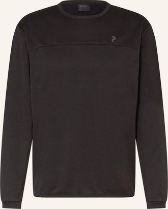 Peak top performance Rollkragenpullover rot-weiß Casual-Look