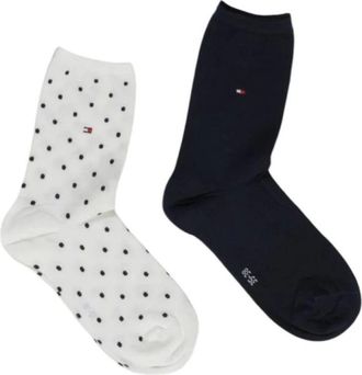 Tommy Hilfiger Pack de 2 calcetines de media ca&ntilde;a de lunares - Underwear - Mujer - Multicolor - S
