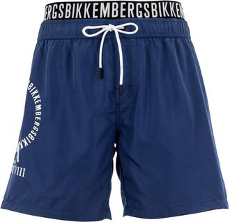 Dirk Bikkembergs Mens Men Shorts Neoclassical Pupino Navy - Size Large