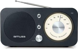 Muse Radio Port&aacute;til Anal&oacute;gica Negra - M 095 Bt Muse