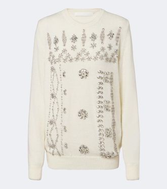 Costarellos Madley crystal-embellished sweater