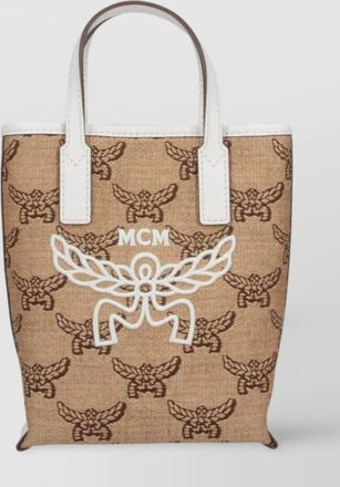 MCM shopper with adjustable strap and top handles