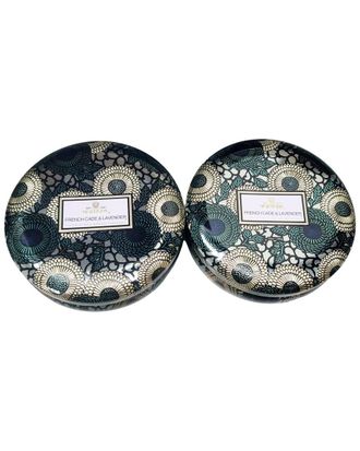 Voluspa 2 Pack French Cade & Lavender 3 Wick Tin Candle
