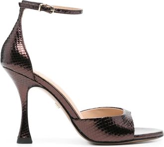 Lola Cruz Sandali in pelle 95mm - Marrone