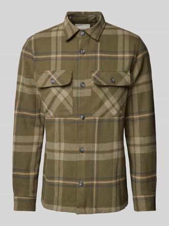 Jack & Jones Slim Fit Hemdjacke mit Kentkragen Modell RAYMOND in Schilf, Gr&ouml;&szlig;e XL