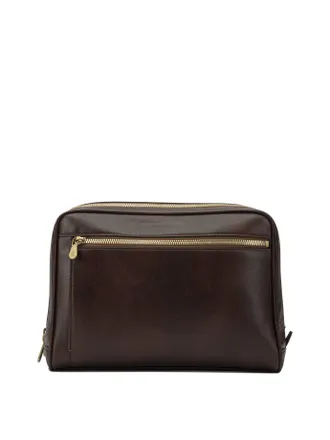 Brunello Cucinelli Brunello Cucinelli Kosmetiketui aus Leder