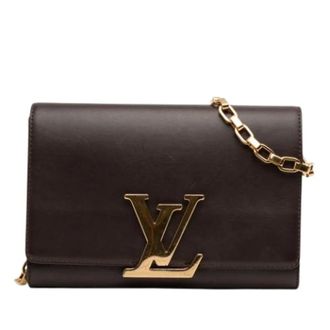 Louis Vuitton Pre-owned Clutches, female, Purple, Size: ONE SIZE Pre-owned Louise Chain GM