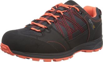 Regatta Mens Samaris Low II Hiking Boots (7 UK) (Black/Fiesta Red)