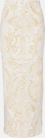 Roberto Cavalli Printed midi skirt