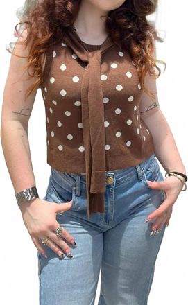 Entro Vivian Sweater In Brown