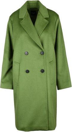 Max Mara Dames, Mantels, Groen, Maat: XS Wol