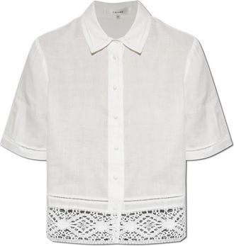 Frame Denim The Heirloom Shirt - Dames - Overhemden - Wit - M - Overhemden