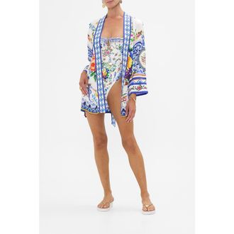 Camilla Short Batwing Layer Tiles Darls at Nordstrom, Size X-Large Au