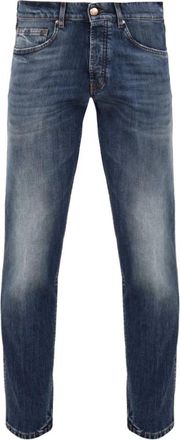 Don the Fuller Heren, Jeans, Blauw, Maat: W33 Katoen