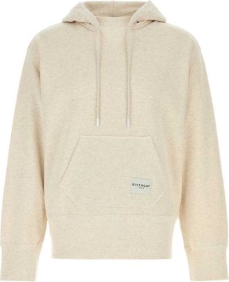 Givenchy Light Beige Logo Hoodie