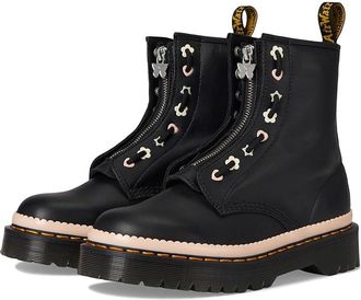 Dr. Martens 1460 Pascal Bex Front Zip Womens Motocross Boots Black : UK 9 (US Womens 11) M, Leather