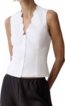 Few Moda Mayci Cotton Top In White