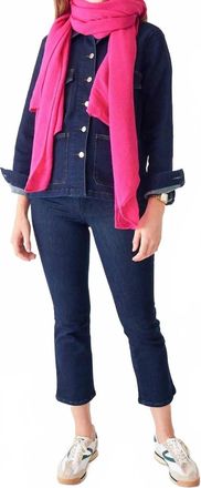 Mersea Go Lightly Travel Scarf In Rich Pink