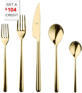 Mepra 20Pc Flatware Set With $104 Credit