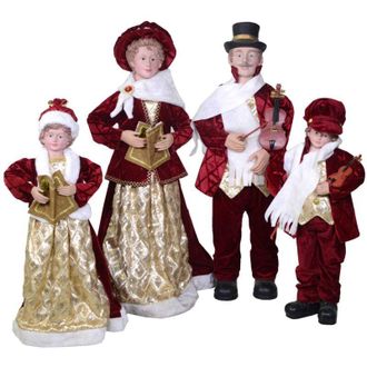 Vacchetti Vacchetti - Singers Family Set Tela Burdeos 4pcs Cm21x15h70