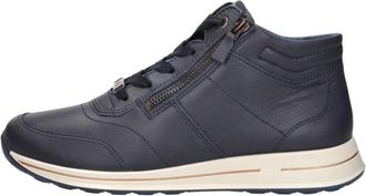Ara Schoenen, Dames, Blauw, 41 EU, Leer, Osaka 2.0 Veterschoenen Hoog