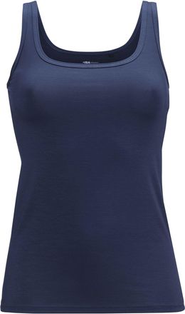 Isa Kurzarmshirt ISA BODYWEAR Tr&auml;ger Top, Damen, Gr. XL, dunkelblau, Obermaterial: 45% Modal CMD. 45% Baumwolle CO. 10% Elasthan EL., Shirts Kurzarmshirt