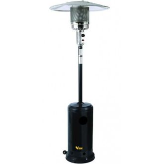 Vigor Estufa De Exterior Hongo Redondo Vigor Con Farol De Gas Negro