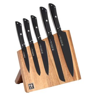 J.A. Henckels International Noir 6-pc Magnetic Easel Knife Set
