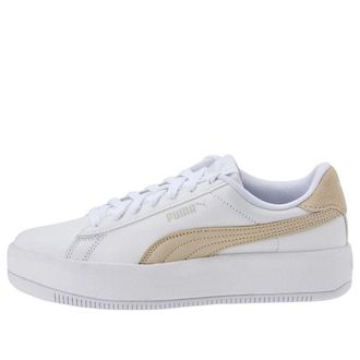 Puma (WMNS) PUMA Lily Platform White Yellow 384617-08