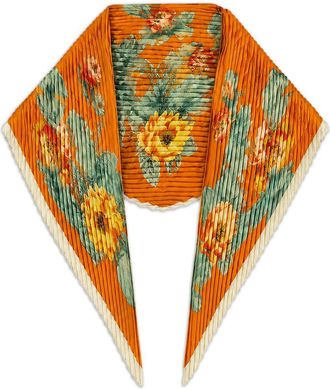 Saachi Saachi Floral Pleated Bandana