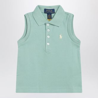 Polo Ralph Lauren Aquamarine sleeveless cotton polo
