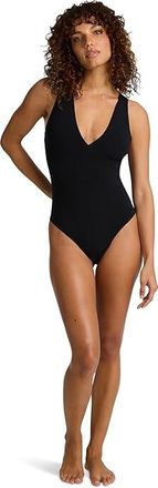 Commando Butter Luxe Deep V Bodysuit Womens Underwear Black : LG (12-14), Elastane