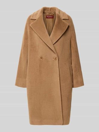 Max Mara Regular Fit Wollmantel aus Alpaka-Mix Modell TOKIO in Camel, Gr&ouml;&szlig;e 46