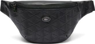 Lacoste Marsupio con motivo geometrico - Nero