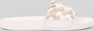Tommy Hilfiger Badeschuhe mit geflochtenem Zehenriemen in Beige, Gr&ouml;&szlig;e 36