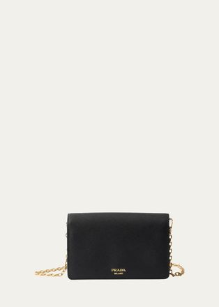 Prada Mini Saffiano Leather Shoulder Bag